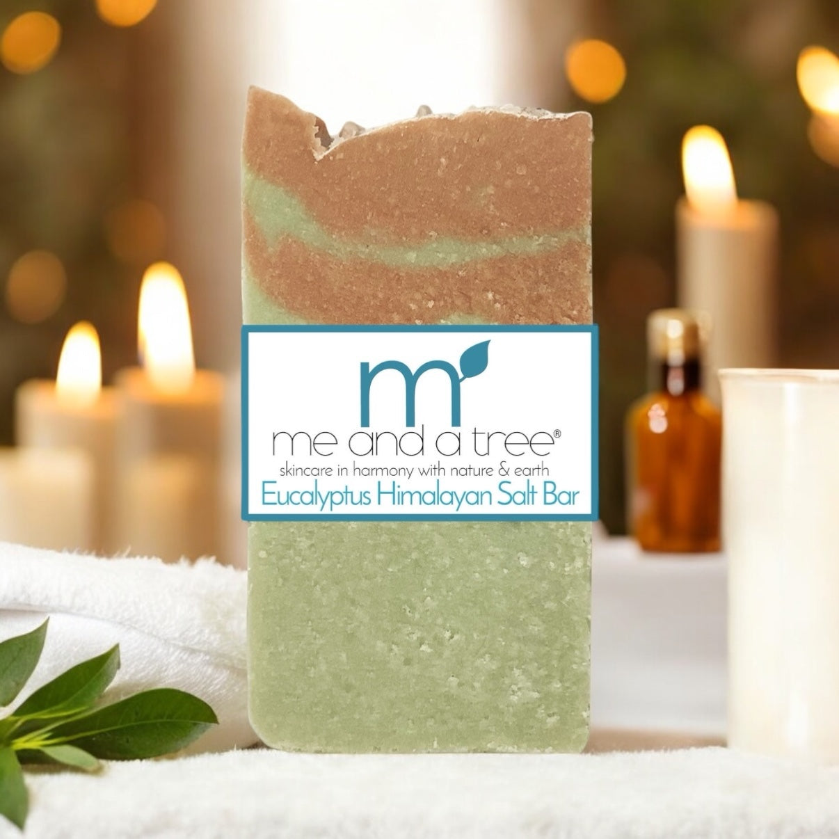 Eucalyptus Pink Sea Salt Exfoliating Soap Bar – Multi-Use Clarifying Mask Cleanser