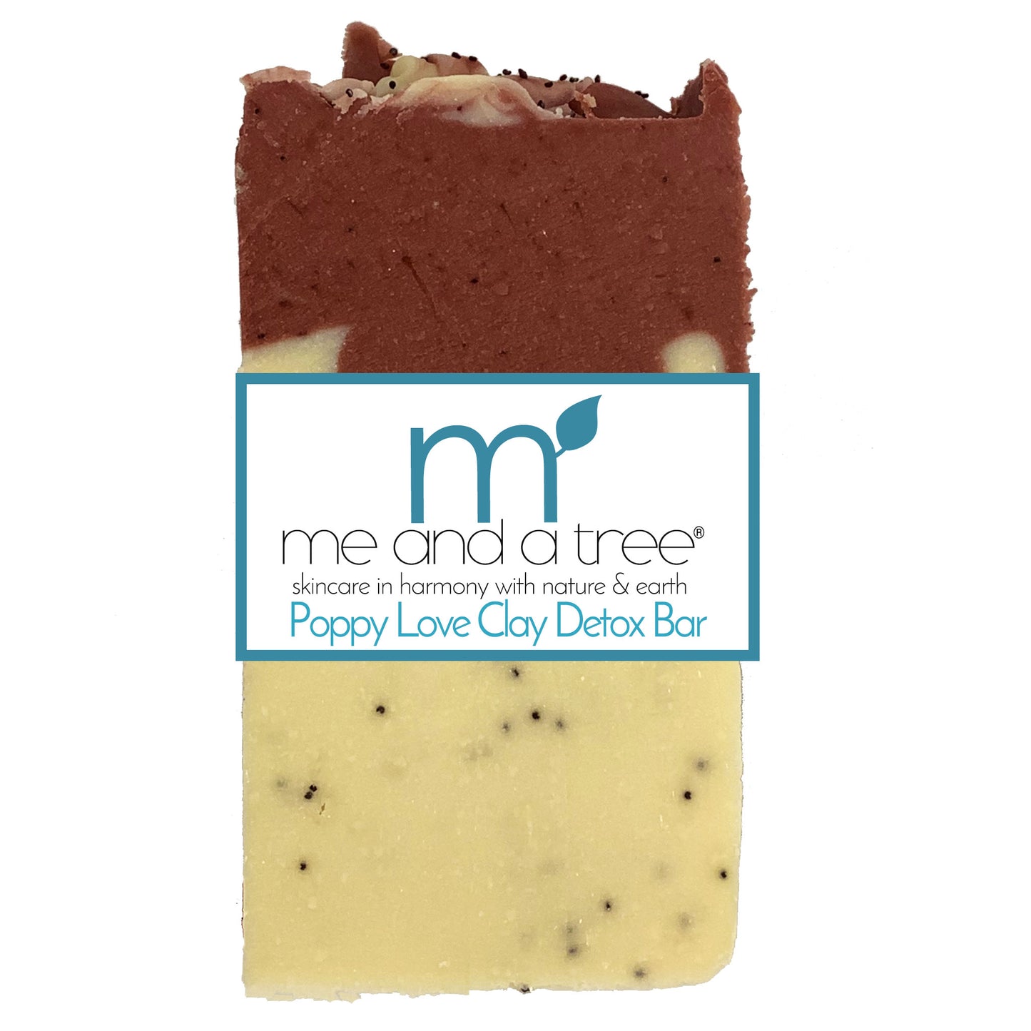 Best Natural Poppy Love Clay Detox Bar Soap For Men & Women