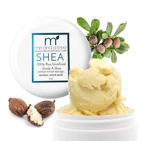 Best Unrefined Grade A shea butter in a jar - a natural moisturizer and skincare product with anti-inflammatory and anti-aging properties