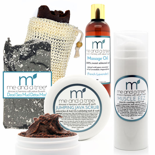 Best Natural Skin Care Massage Spa Gift Set Scrub Mask Oil Lotion For Men & Women