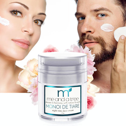Monoi De Tiare Unisex The Best Unisex  Natural Organic Wrinkle Blemish Cream For Fine Lines Aging Skin