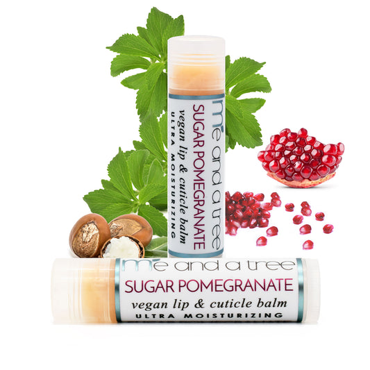 Best Natural Organic Sugar Pomegranate Lip Balm
